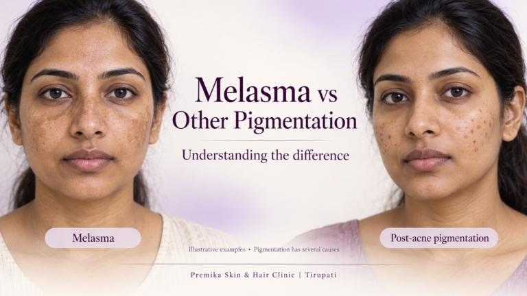 Melasma vs other pigmentation